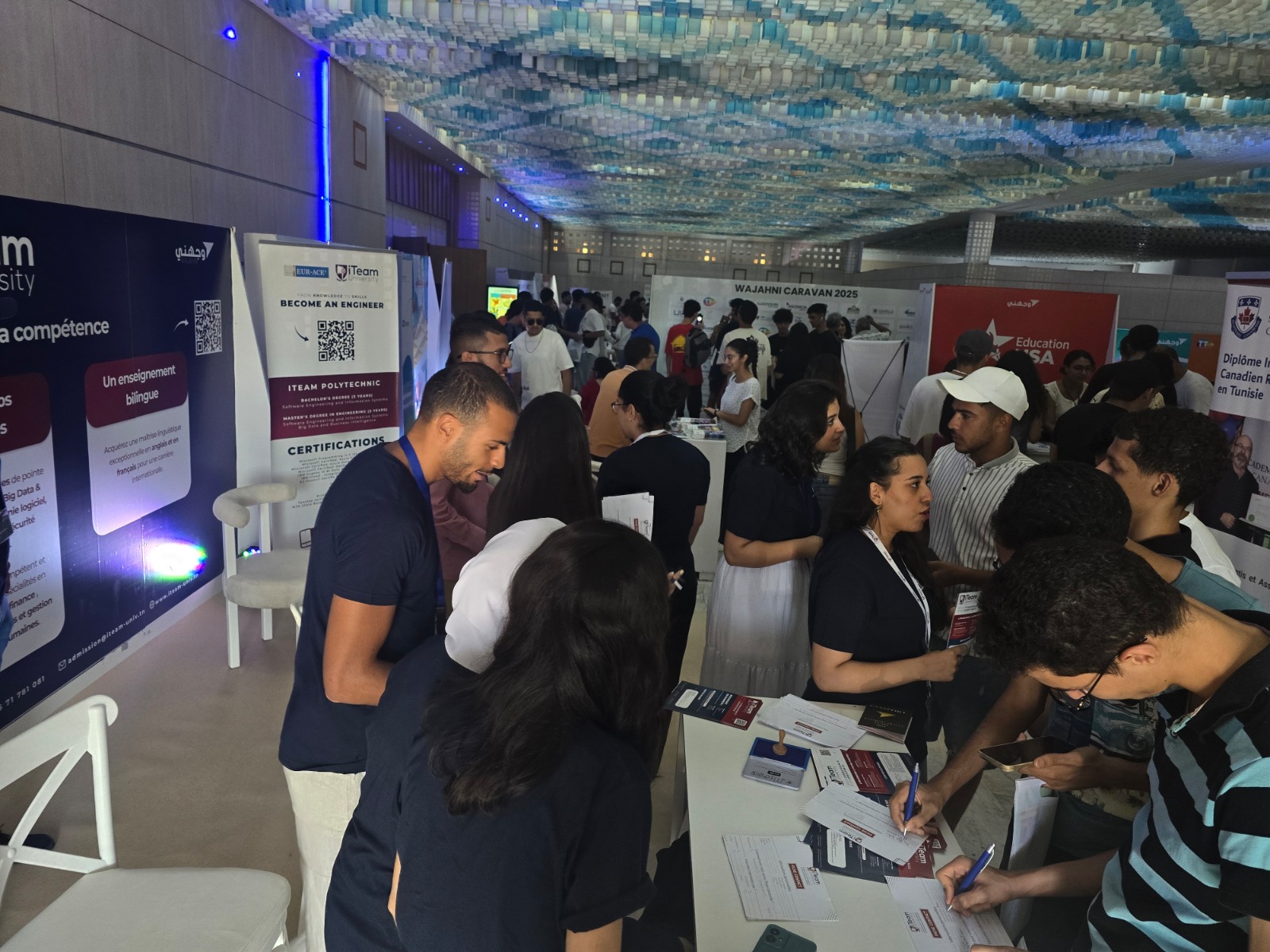 iTeam University au Salon Wajahni 2026 - Salon d'orientation universitaire en Tunisie